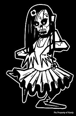 Zombie Kid Girl Teen Daughter Family Car Decal Sticker  /"The Walking Dead/"