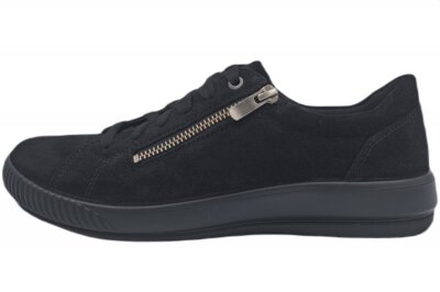 Legero Tanaro Damen Leder Sneaker Schwarz Schuhe 001162-0000