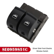 8E0959851C Driver Side Front Electric Window Switch pour Audi TT 07-14.