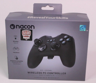 PC Gaming Controller Joypad GC-100 Windows 7 8 10 Kabelgebunden 2Meter Nacon NEU