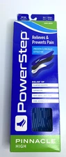 Powerstep Full Length Orthotics Arch Heel Support Insole PINNACLE HIGH Size - E