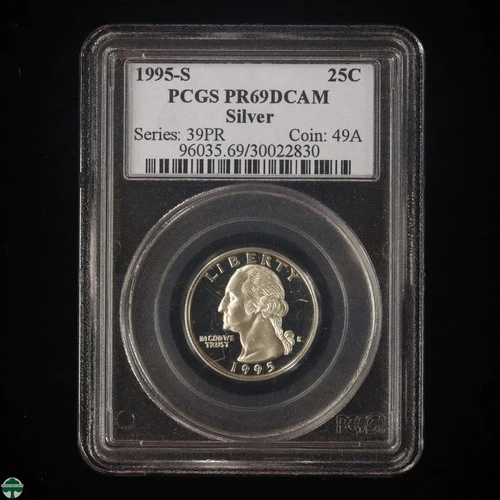 1995-S Washington Quarter Silver Proof PCGS PR69DCAM