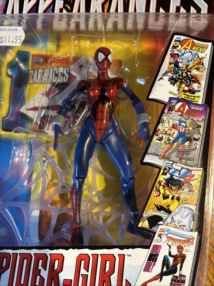 Figura de acción Toy Biz Marvel Comics 2 primeras apariciones Spider-Girl nueva en caja Foto 2 de 3
