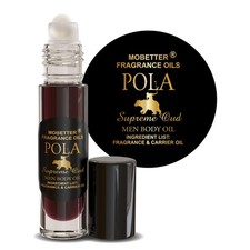 Pola Supreme Oud Cologne for Men 10ml Roll On Mobetter Fragrance Oils