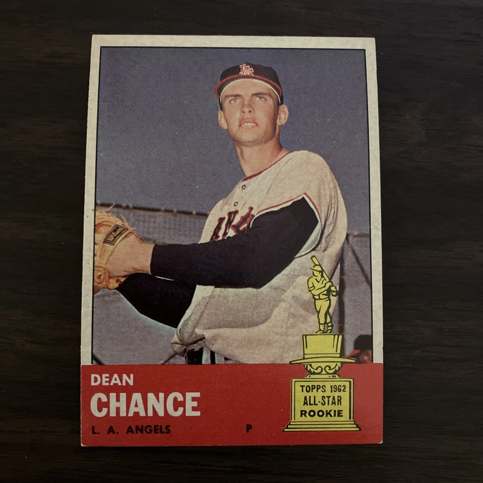 Dean Chance trading card