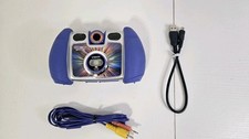 VTech KidiZoom Twist Plus Digital Camera 4x Zoom, 2.0MP, Blue With Carry Case