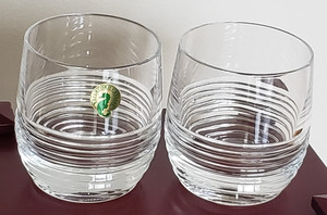 Waterford Set of 2 Mixology Circon Tumblers 1 New and 1 Used - NICE READ DESCRPT