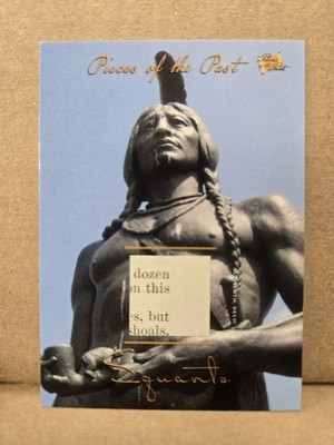 2023 Pieces of the Past Authentic Relic Squanto #15 Native American