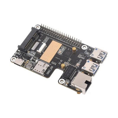 Waveshare For Raspberry Pi 5 PCIe to MiniPCIe / Gigabit Ethernet / USB 3.2 Gen1
