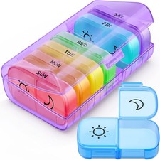 Weekly Pill Organizer AM PM