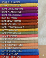 Natural Linen Fabric By The Yard Soft Flax Material For Sewing Clothing DIY 58"