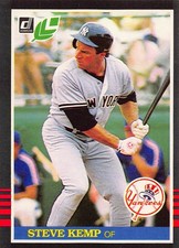 Steve Kemp 1985 Leaf 100 New York Yankees BASEBALL Card