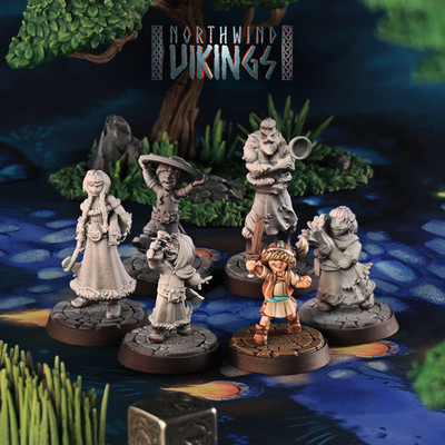 Villager Children and Townspeople | Dungeons and Dragons D&D Tabletop Miniatures