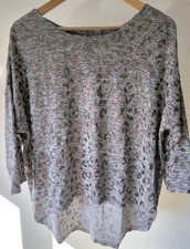    Jean Pascale Shirt Leo-Print Grau Gr. L   