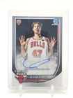 LACHLAN OLBRICH 2025-26 BOWMAN CHROME ROOKIE RC AUTO #BCA-LO BULLS Q1405