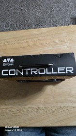 CirKa Controller For Saturn Black For Sega Saturn Vintage Brand New (Sealed)