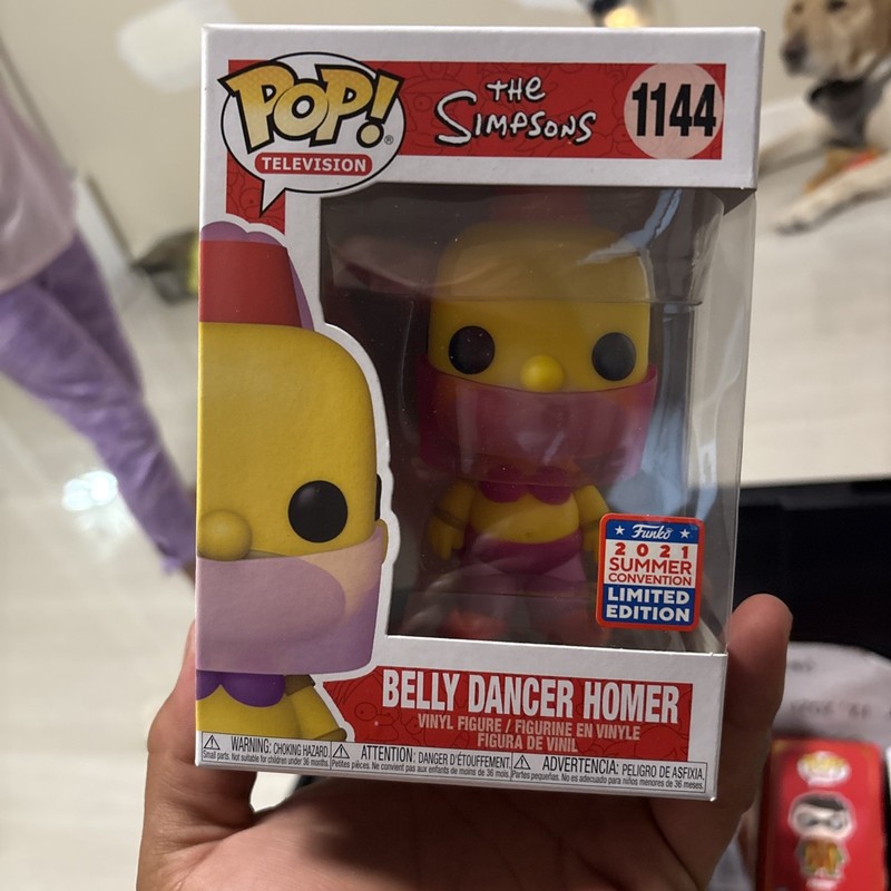 Funko Pop! Television: Belly Dancer Homer #1144 2021 Summer Convention C2