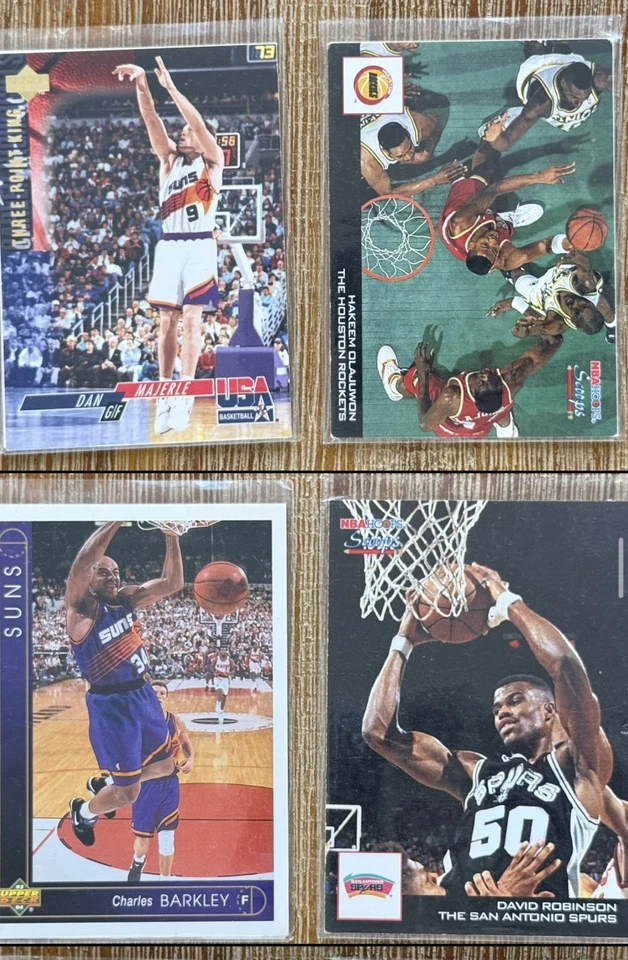 🏀🏀300+ Tarjetas coleccionables de baloncesto de los 90: cubierta superior, Fleer, Topps, aros de la NBA, etc. Foto 2 de 4