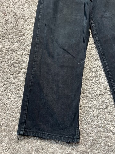 Levis Silvertab Baggy anni 90 nero 36x30 pattino largo grunge Y2K scuro - Foto 2 di 12