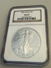 1999 $1 American Silver Eagle NGC MS69 Brown Label