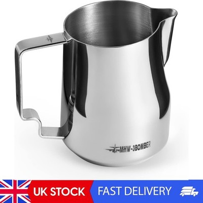 Milchaufschäumkrug 350ml Milchaufschäumer Tasse Espresso Dampfkrug Edelstahl
