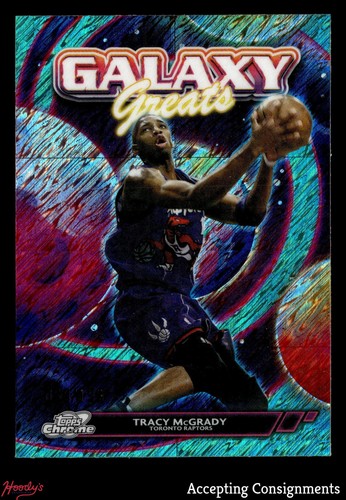 2025-26 Topps Cosmic Chrome Galaxy Greats Aqua Equinox Tracy McGrady 039/199