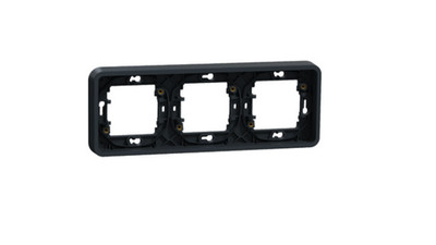 Schneider Electric MUR34109 Befestigungsrahmen, Mureva Styl, 3-fach, horizontal
