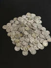 Mercury Dime Lot Of 174 90% Silver Readable Dates Mixed Mints/Years 12.58 Troy