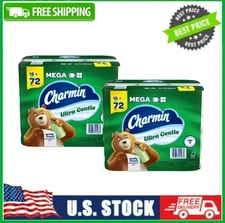 2 PACK Charmin Ultra Gentle Toilet Paper, 18 Mega Rolls, 231 Sheets Per Roll