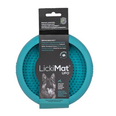 LickiMat  UFO Slow Feeder Bowl, TURQUOISE