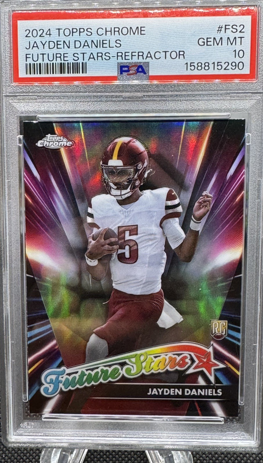 Jayden Daniels Topps Chrome Future Stars #FS2 Base