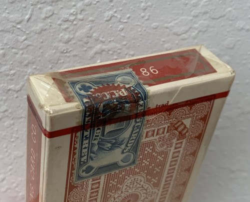 NEW Vintage Bicycle Rider Back "86" Bridge Playing Cards Red Seal Deck SEALED ! - Picture 7 of 7