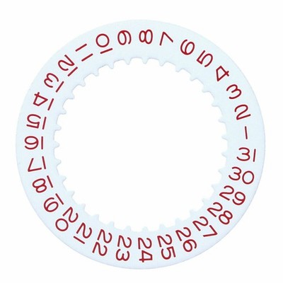 DATUMSSCHEIBE FÜR ROLEX TURN-O-GRAPH 3135/3155 16263 16264 116261 116264 WEISS ROT