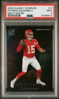 2023 Panini Clearly Donruss Patrick Mahomes II Night Moves #14 PSA 9