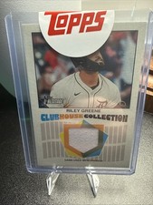 2026 Topps Heritage Riley Green Clubhouse Collection Game Used Card CCR-RG