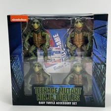 NECA TMNT Teenage Mutant Ninja Turtles BABY TURTLE Set Action Figures