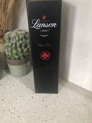 Boîte à Musique Champagne Lanson En étain – Vide, Pour Smartphone, Accessoire Bar