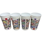 Lot of 4  Vtg Plastic Promo Collectible Cups NFL Football Coca-Cola Coke 16 Oz