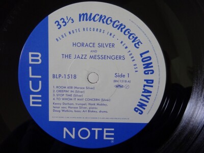 Horace Silver And The Jazz Messengers Blue Note BLP 1518