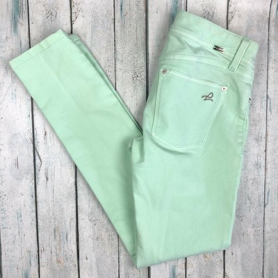 DL1961 'Emma' Stretch Lime Green Skinny 