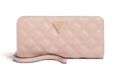 GUESS CESSILY Large Zip Around Rosewood, Damen-Geldbörse