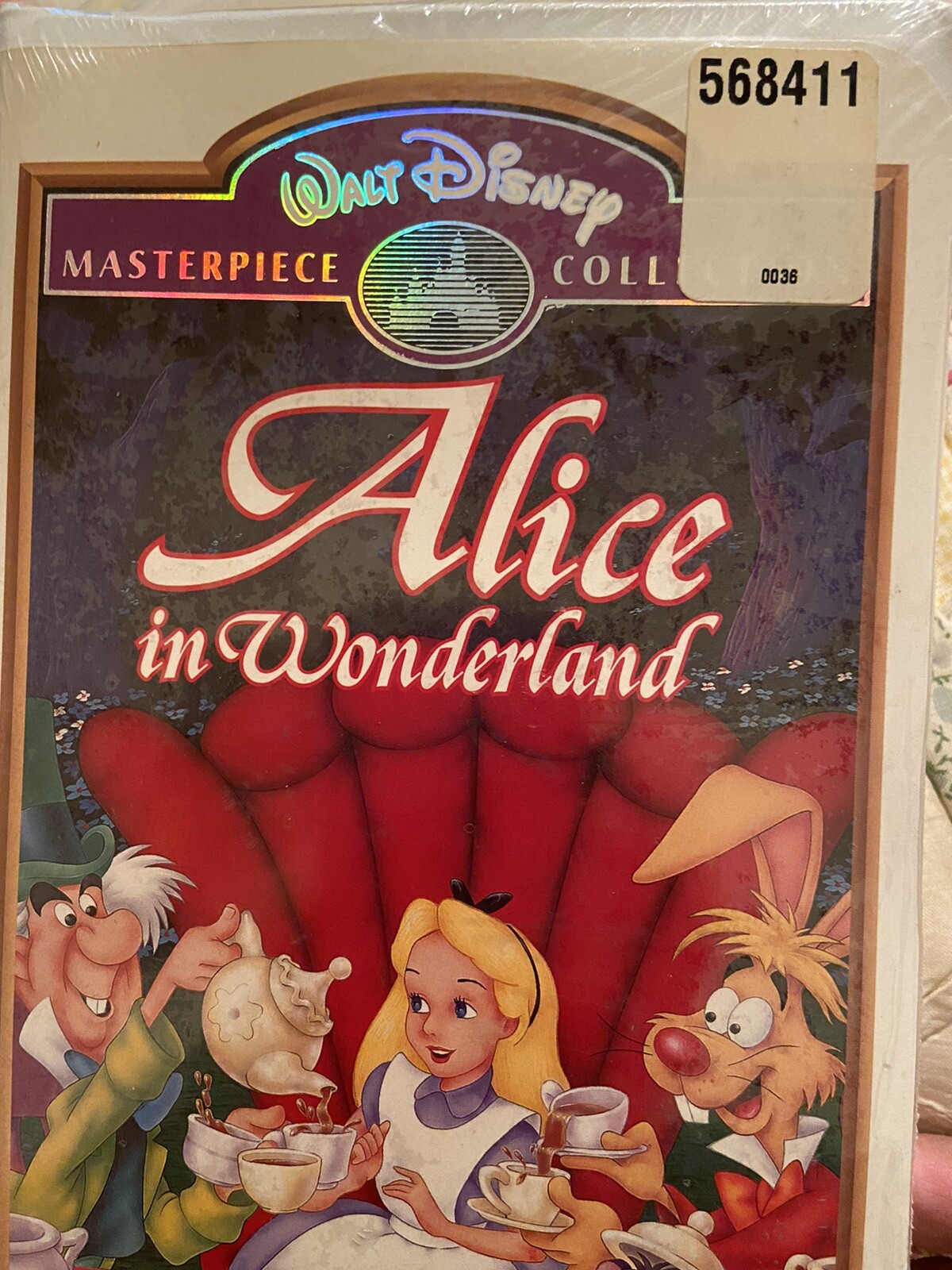 New WALT DISNEY MASTERPIECE COLLECTION ALICE IN WONDERLAND VHS Sealed new-walt-disney-masterpiece-collection-alice-in-wonderland-vhs-sealed