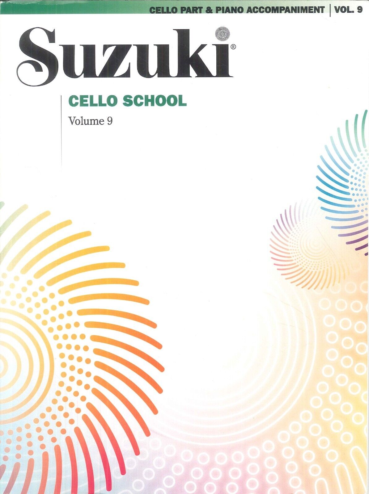 Suzuki Cello School 9 Piano Accompaniment Only 1996 Haydn Concerto In C Major