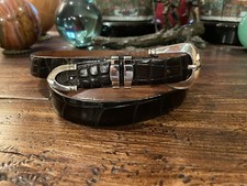 Largest James Reid Ltd Santa Fe Sterling Silver 14K Belt Buckle 1. -40-41