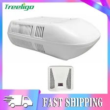 110V 2 in 1 Cool & Heat Rooftop AC - 15000 BTU Non-Duct RV Air Conditioner Unit