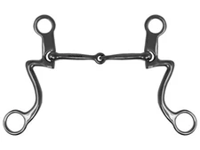 Showman Western Seven Shank Smooth Snaffle Bit