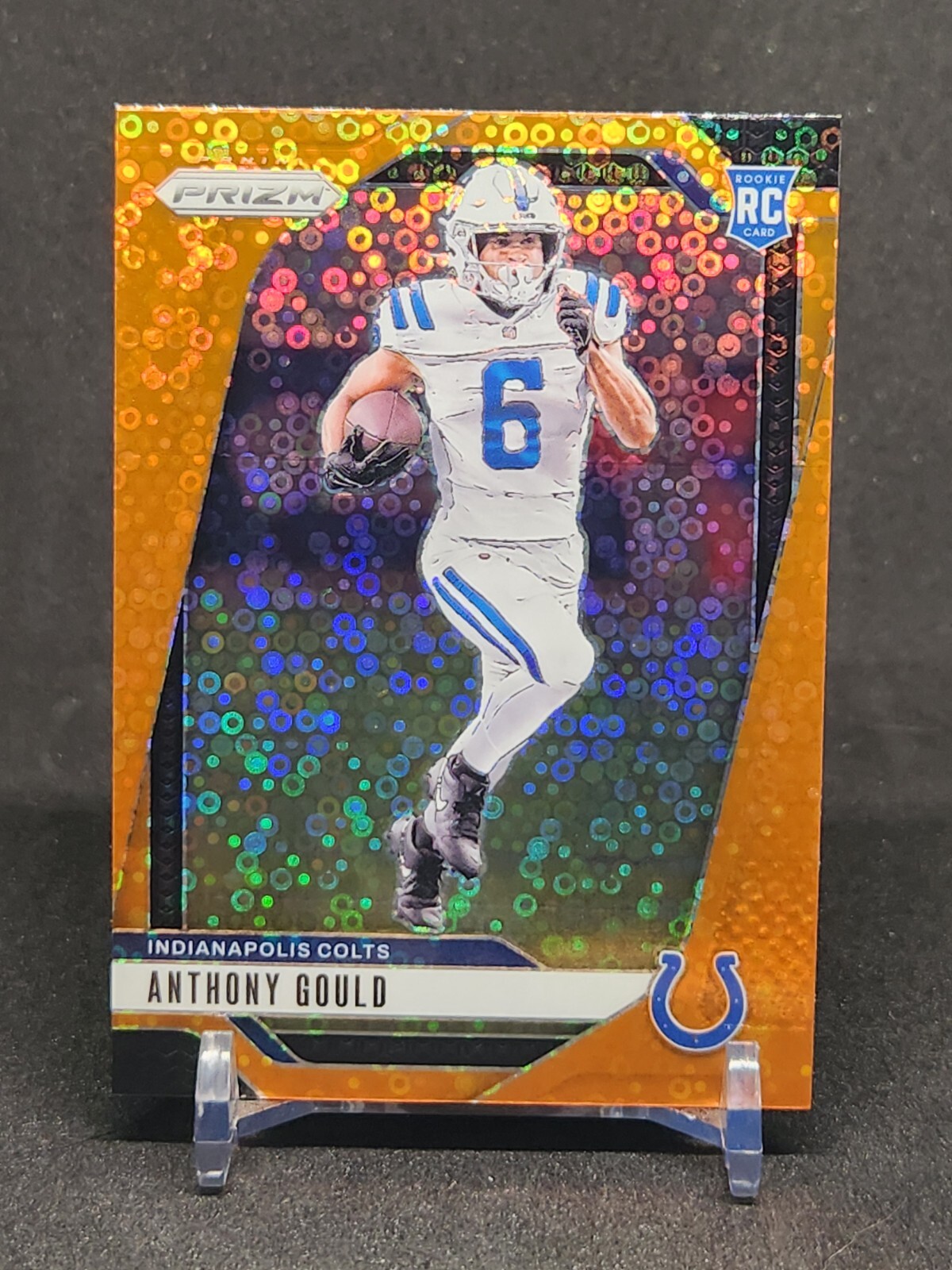 2024 Panini Prizm - #305Anthony Gould RC - Orange Disco Prizm Rookie