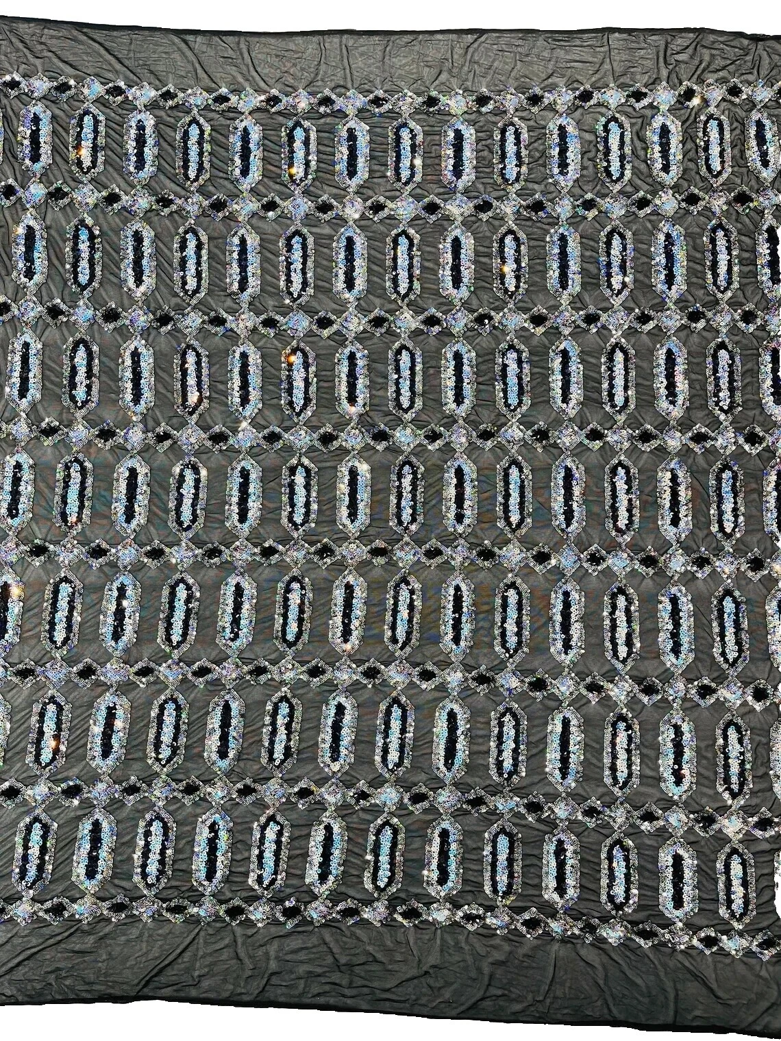 Apparel-Everyday Clothing Black Mesh/Net Craft Fabrics