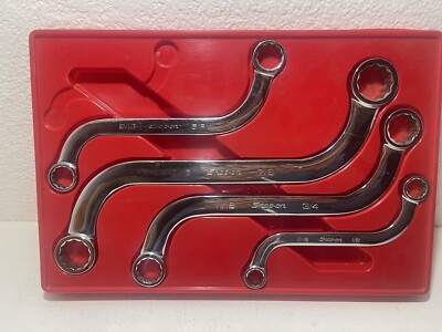 Snap on 4Pc, 12 Point SAE Flank Dr. S-Shaped