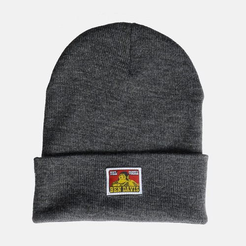 Ben Davis Beanie Unisex Acrylic Cuffed Knit Hat Mens Double Layered Casual Cap - 第 2/38 張圖片